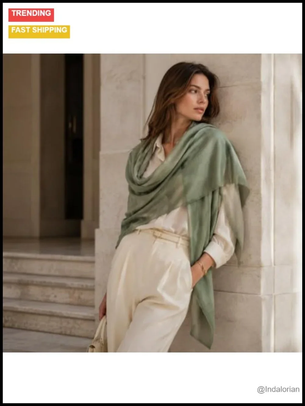 Luxury 100% Cashmere Shawl Wrap Women Extra Large Sheer Lightweight Scarf